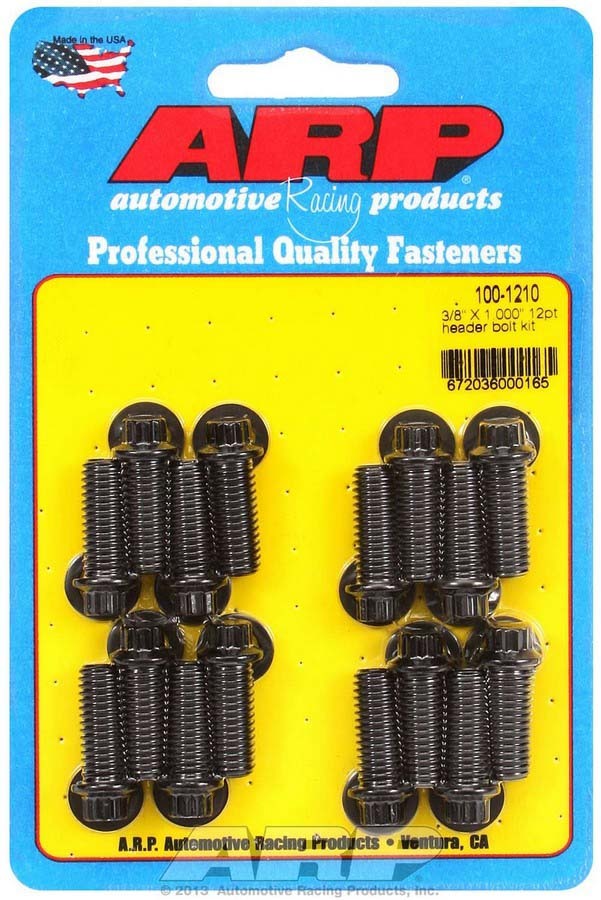 ARP 100-1210 - Header Bolt Kit - 12pt. 3/8 x 1.00 UHL (16) image