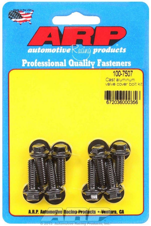 ARP 100-7507 - Valve Cover Bolt Kit 6pt 1/4-20 x .812 (8pk) image