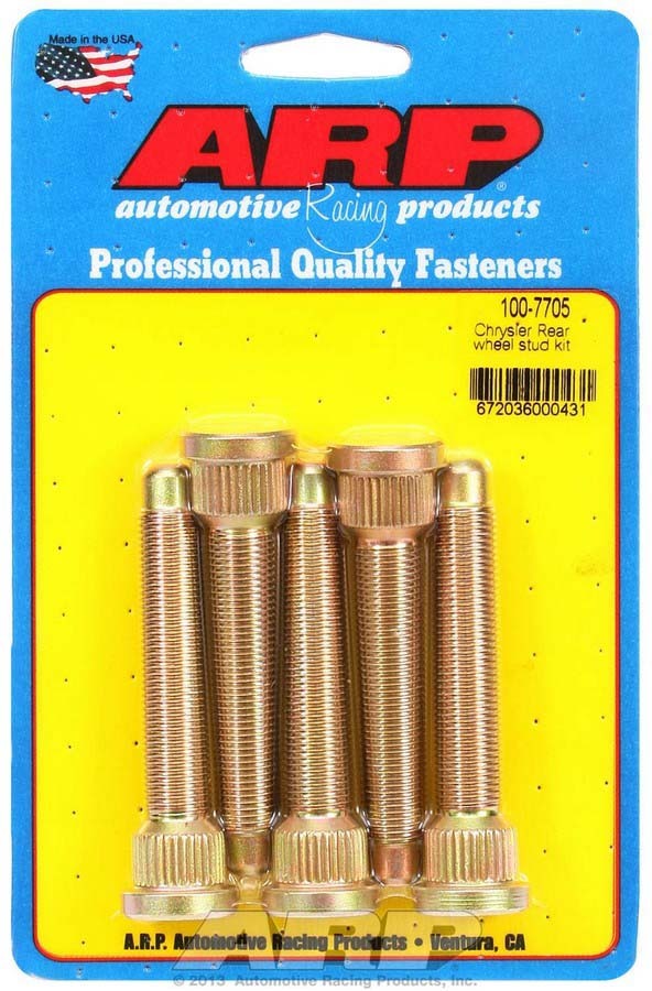 ARP 100-7705 - Wheel Stud Kit - 1/2-20 3.125/.680 Knurl (5) image