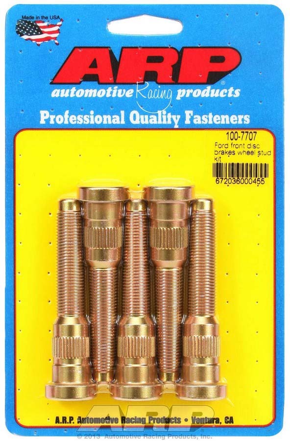 ARP 100-7707 - Wheel Stud Kit - 1/2-20 3.050/.618 Knurl (5) image