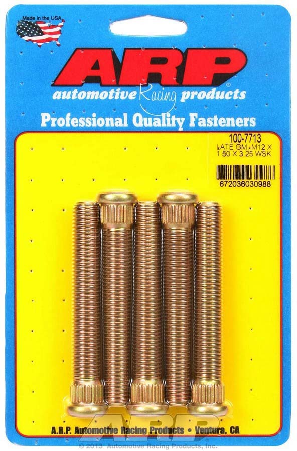 ARP 100-7713 - Wheel Stud Kit - M12x1.5 3.250/.509 Knurl image