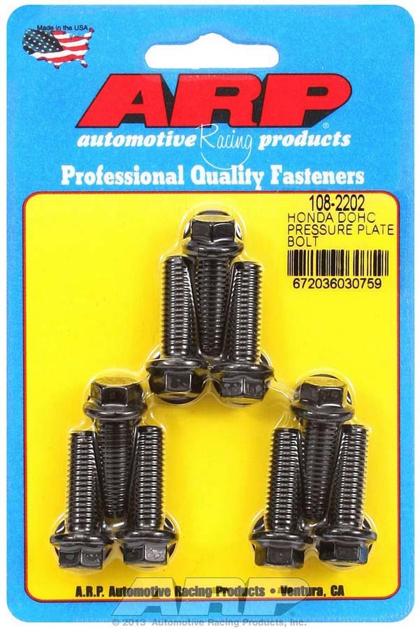 ARP 108-2202 - Pressure Plate Bolt Kit - Honda DOHC image