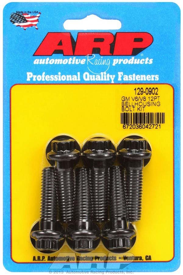 ARP 129-0902 - Bellhousing Bolt Kit - 12pt. GM V6/V8 image