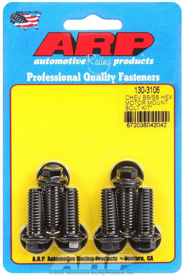 ARP 130-3106 - Motor Mount Bolt Kit 6pt. Chevy image