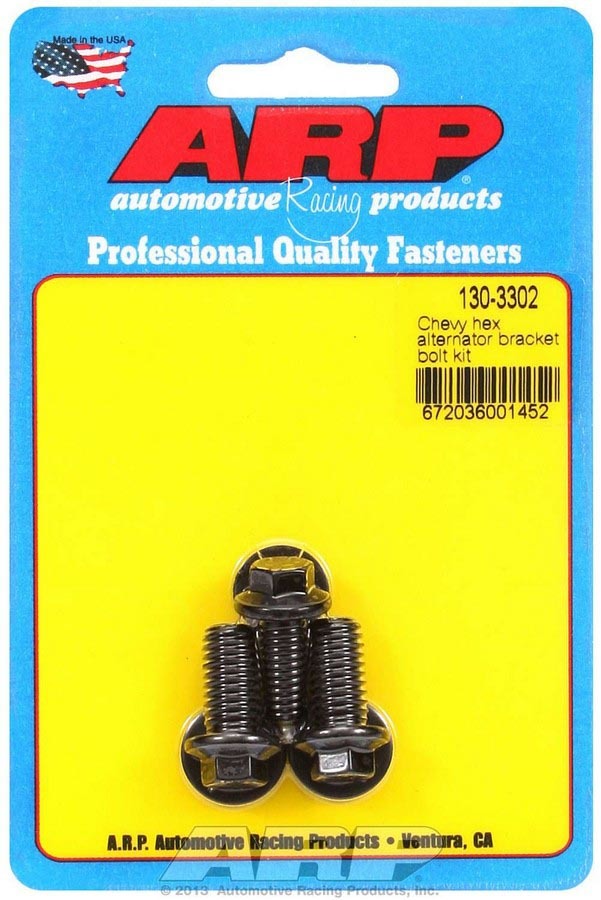 ARP 130-3302 - GM Alternator Bracket Bolt Kit - 6pt. image