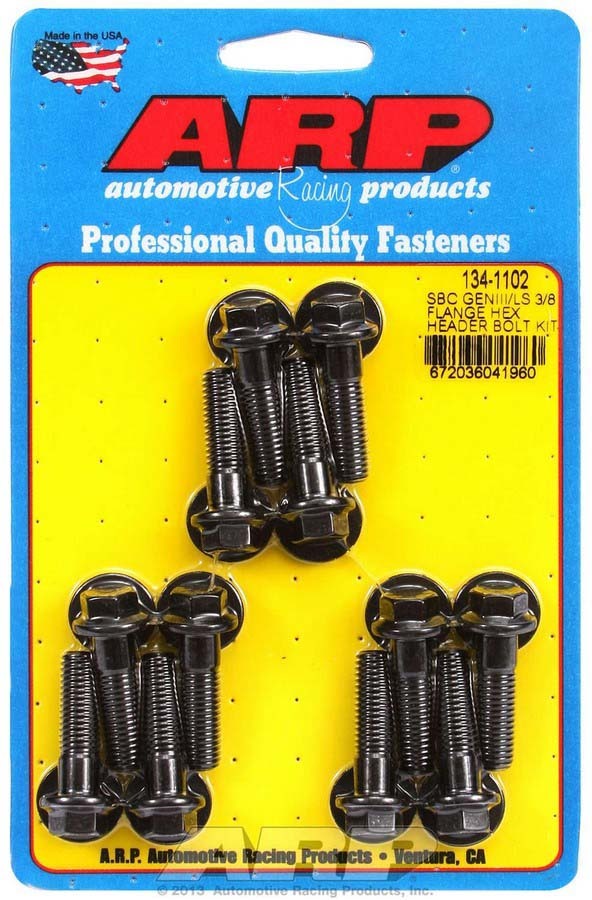 ARP 134-1102 - Header Bolt Kit - 6pt. GM LS image