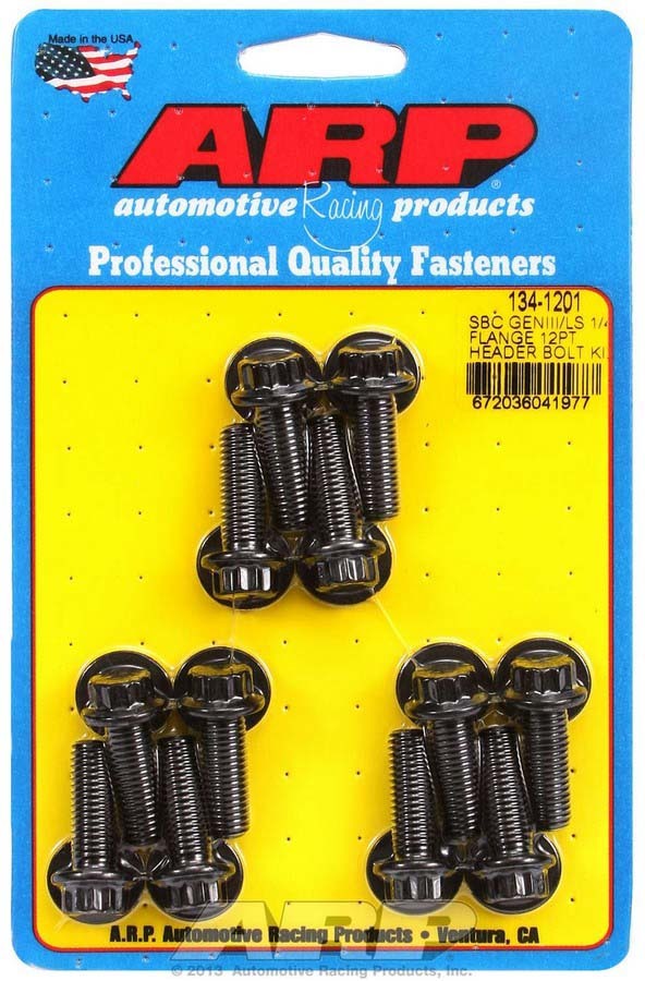 ARP 134-1201 - Header Bolt Kit - 12pt. GM LS image