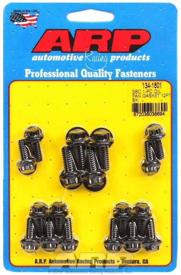 ARP 134-1801 - SBC Oil Pan Bolt Kit - 12pt. image