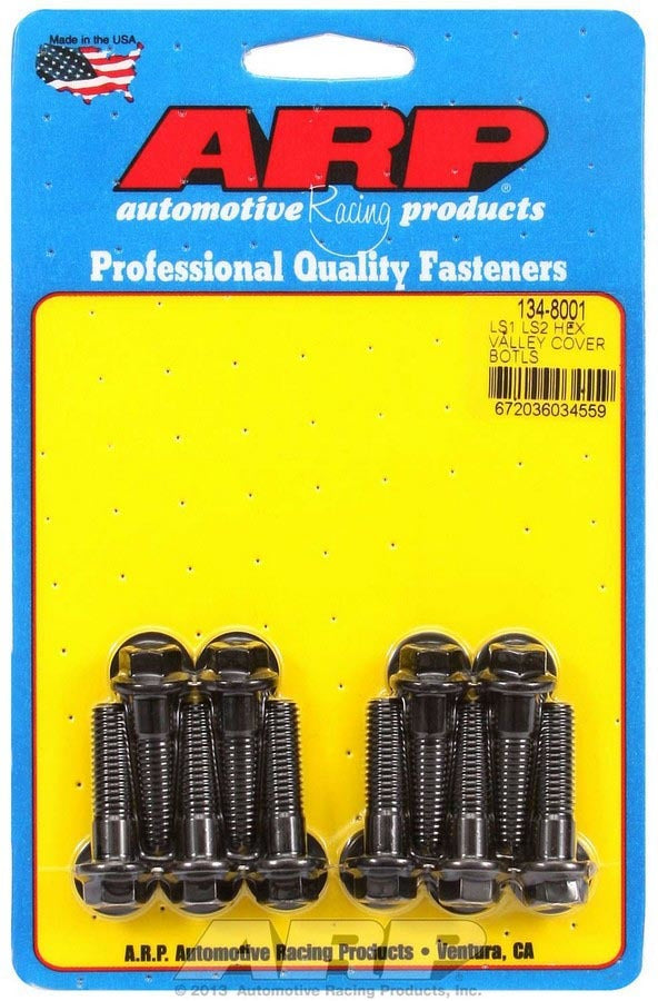 ARP 134-8001 - Valley Cover Bolt Kit 6pt. LS1/LS2 image