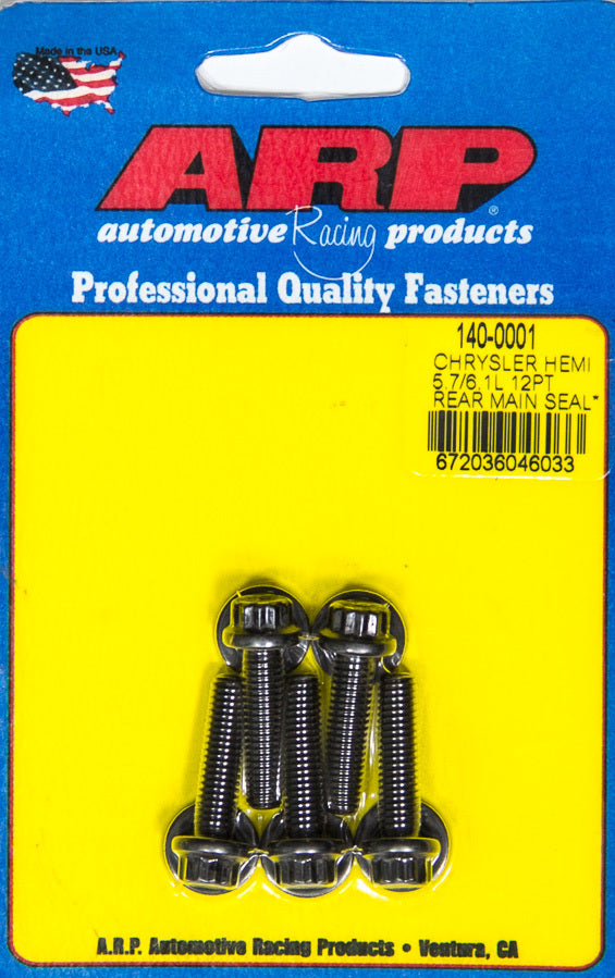 ARP 140-0001 - Rear Motor Cover Bolt Kit Mopar 5.7/6.1L Hemi image