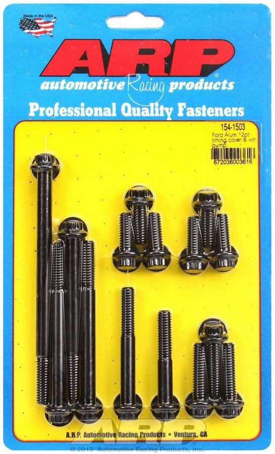 ARP 154-1503 - SBF Timing Cover & Water Pump Bolt Kit image