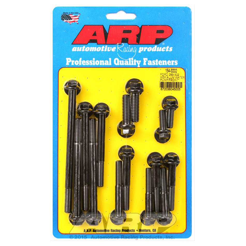 ARP 154-3202 - Bolt Kit 6pt SBF 289/302 Alm Water Pump & T-Cover image