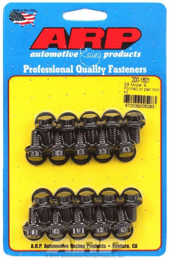 ARP 200-1801 - SBM Oil Pan Bolt Kit - 12pt. image