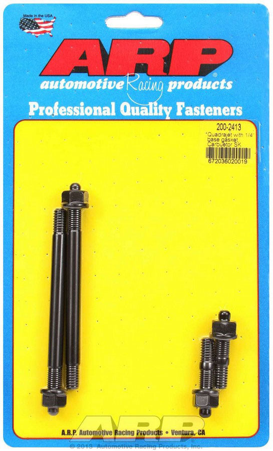 ARP 200-2413 - Carb Stud Kit Quadrajet w/1/4in Thick Gasket image