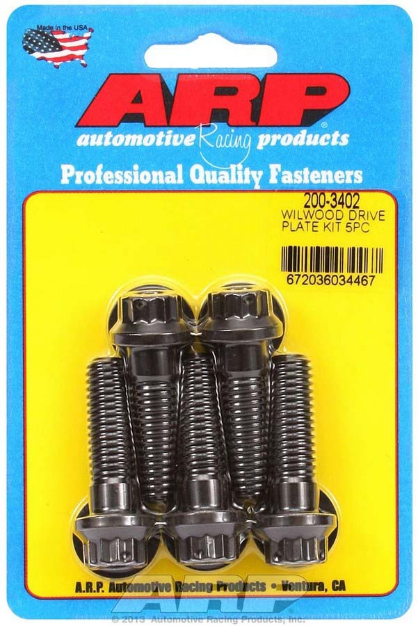 ARP 200-3402 - Wilwood Drive Plate Bolt Kit (5) image