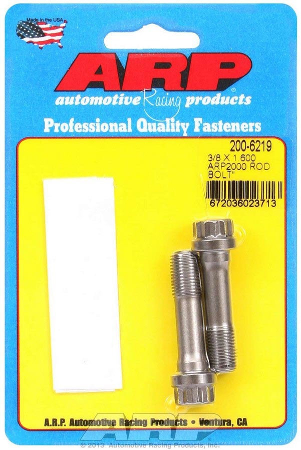 ARP 200-6219 - Replacement Rod Bolt Kit 3/8 (2) image