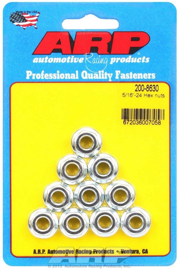 ARP 200-8630 - Hex Nuts - 5/16-24 (10)  image