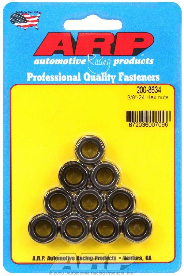 ARP 200-8634 - Hex Nuts - 3/8-24 (10)  image