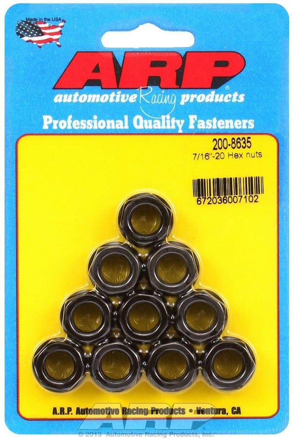 ARP 200-8635 - Hex Nuts - 7/16-20 (10)  image