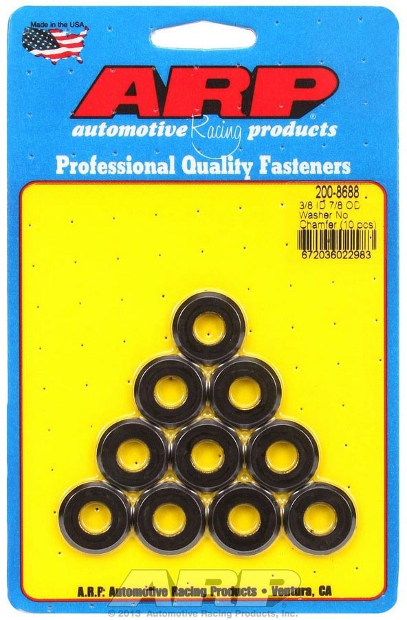 ARP 200-8688 - Black Washers - 3/8 ID x 7/8 OD (10) image