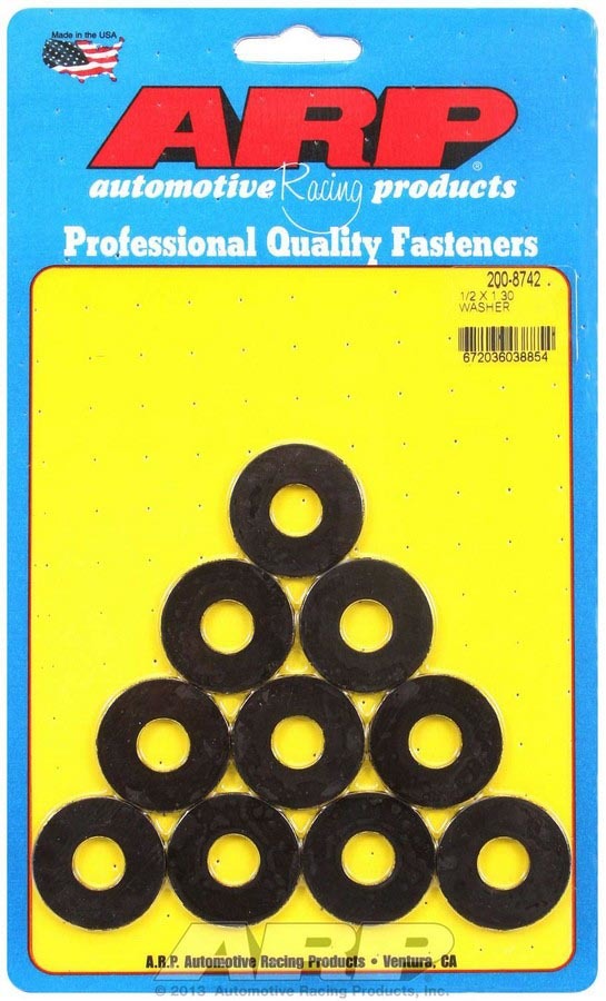 ARP 200-8742 - Black Washer - 1/2 ID x 1.300 OD (10pk) image