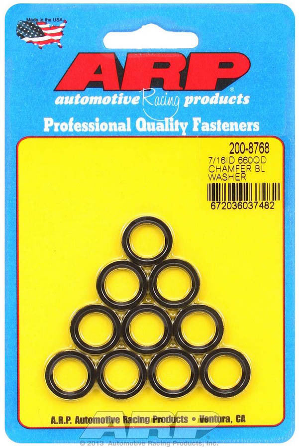 ARP 200-8768 - Black Washers - 7/16 ID x .660 OD (10) image