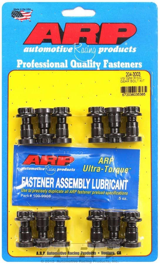 ARP 204-3003 - Ring Gear Bolt Kit 12pt 9mm x 1.0 x 1.100 VW 020 image