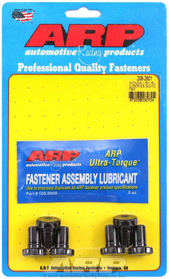 ARP 208-2801 - Flywheel Bolt Kit  Honda 1.5L/1.6L SOHC D-Series image