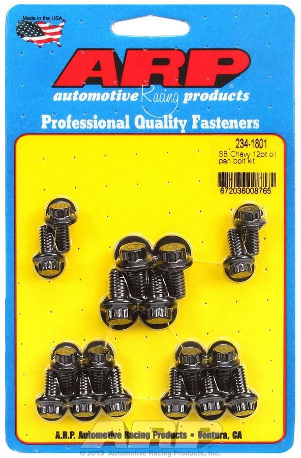 ARP 234-1801 - SBC Oil Pan Bolt Kit  image