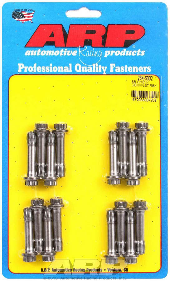 ARP 234-6302 - SBC Rod Bolt Kit - Fits GM LS7 2000 Series image