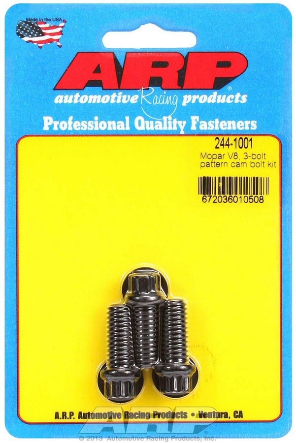 ARP 244-1001 - Mopar Cam Bolt Kit - V8 3-Bolt image