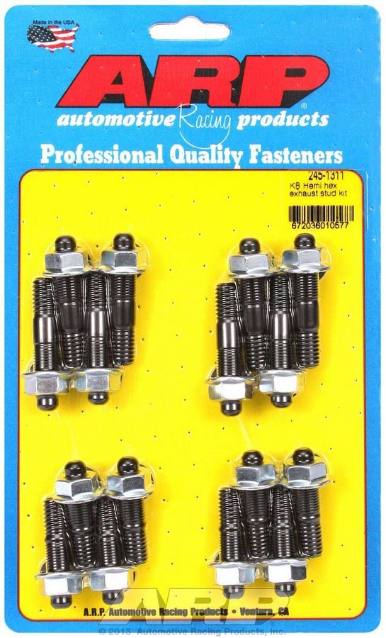 ARP 245-1311 - Header Stud Kit - 6pt. 3/8 KB Hemi image