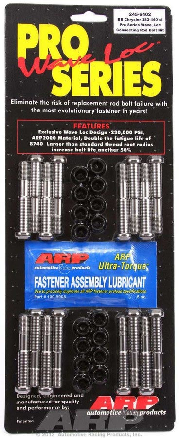ARP 245-6402 - BBM Rod Bolt Kit - Fits 383-440 Wedge image