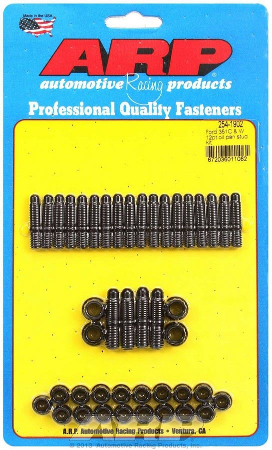 ARP 254-1902 - SBF Oil Pan Stud Kit 12pt 302/351W Late Model image