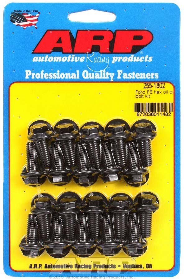 ARP 255-1802 - Oil Pan Bolt Kit - 6pt. Ford FE image