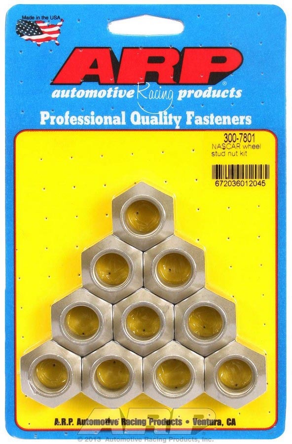 ARP 300-7801 - Nascar Wheel Stud Nut Kit (10) image