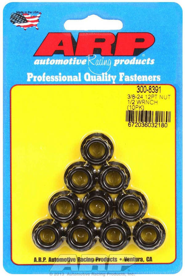ARP 300-8391 - 3/8-24 12pt. Nuts (10)  image