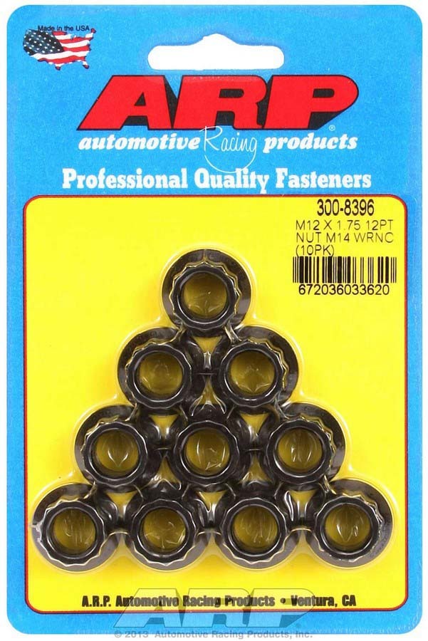 ARP 300-8396 - 12mm x 1.75 12pt. Nuts (10) image