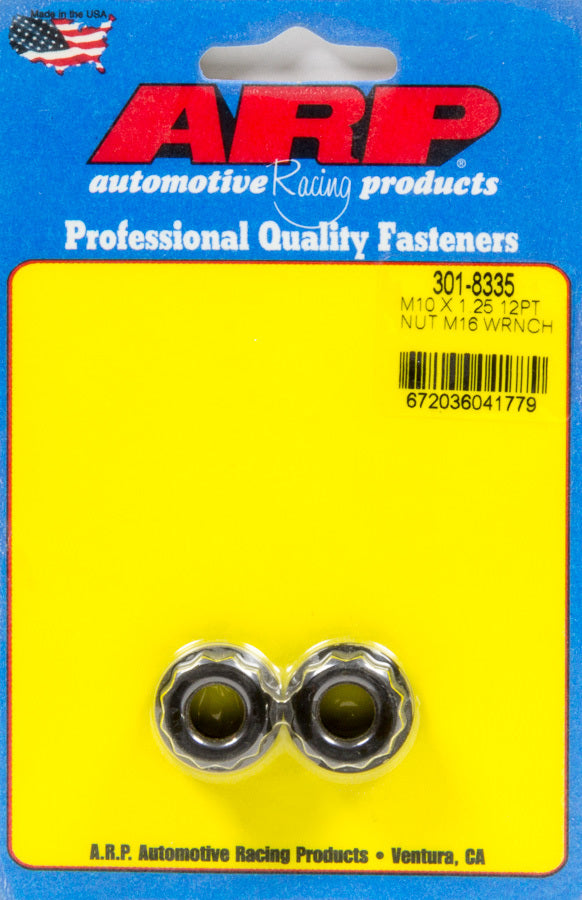 ARP 301-8335 - 10mm x 1.25 12pt Nuts (2pk) image