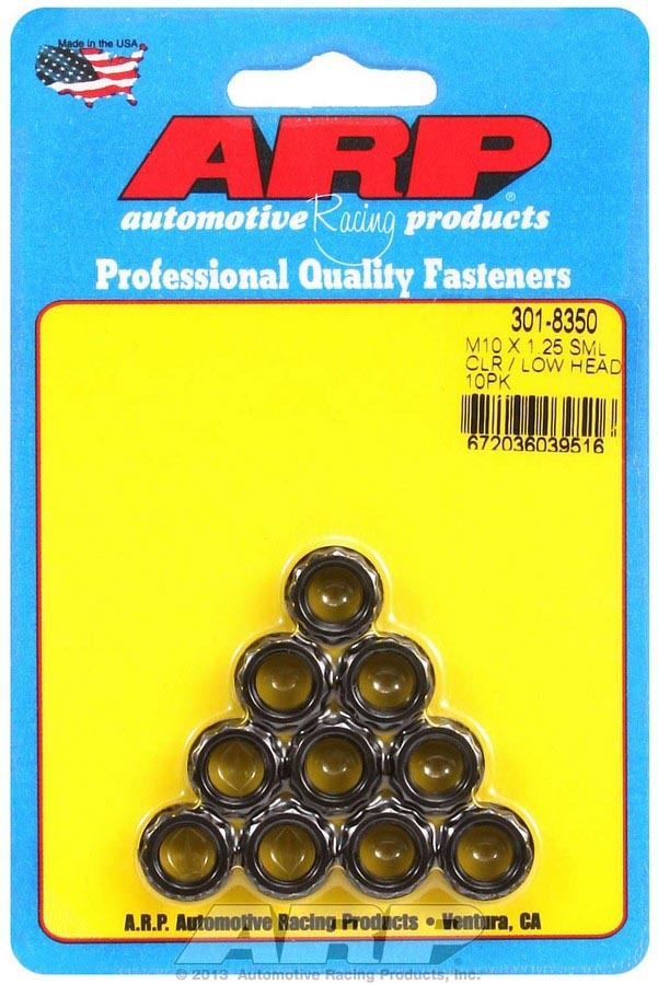 ARP 301-8350 - 10mm x 1.25 12pt Nuts 10pk image