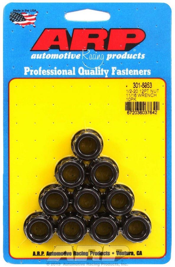 ARP 301-8353 - 1/2-20 12pt Nuts (10pk)  image