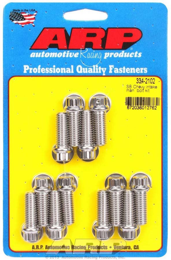 ARP 334-2102 - SBC Intake Bolt Kit  image