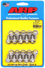 Load image into Gallery viewer, ARP 400-1802 - Oil Pan Bolt Kit 6pt SS SBM &amp; Pontiac V8 image