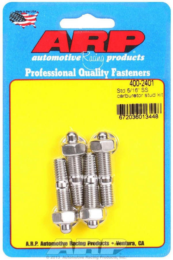 ARP 400-2401 - S/S Carburetor Stud Kit 5/16in x  1.700in OAL image