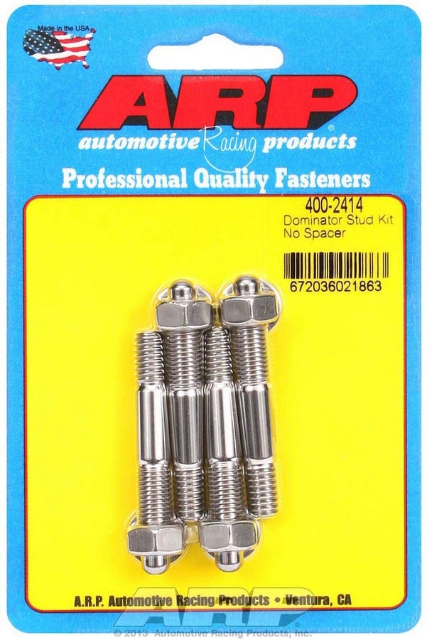 ARP 400-2414 - S/S Carburetor Stud Kit 5/16in x  2.225in OAL image
