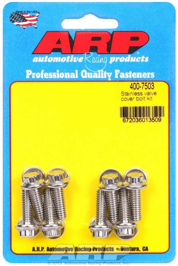 ARP 400-7503 - S/S Valve Cover Bolt Kit 1/4in- 20 12pt. (8) image