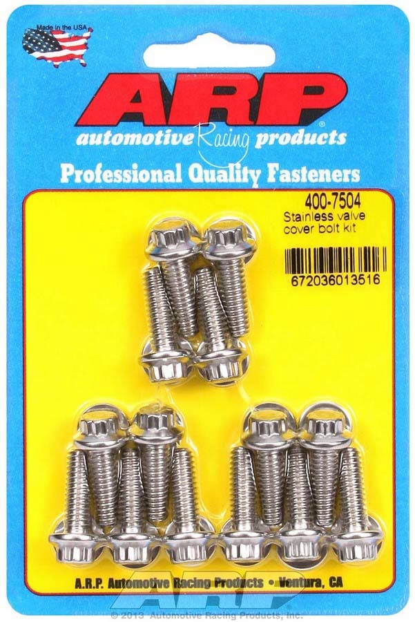 ARP 400-7504 - S/S Valve Cover Bolt Kit 1/4in- 20 12pt. (14) image