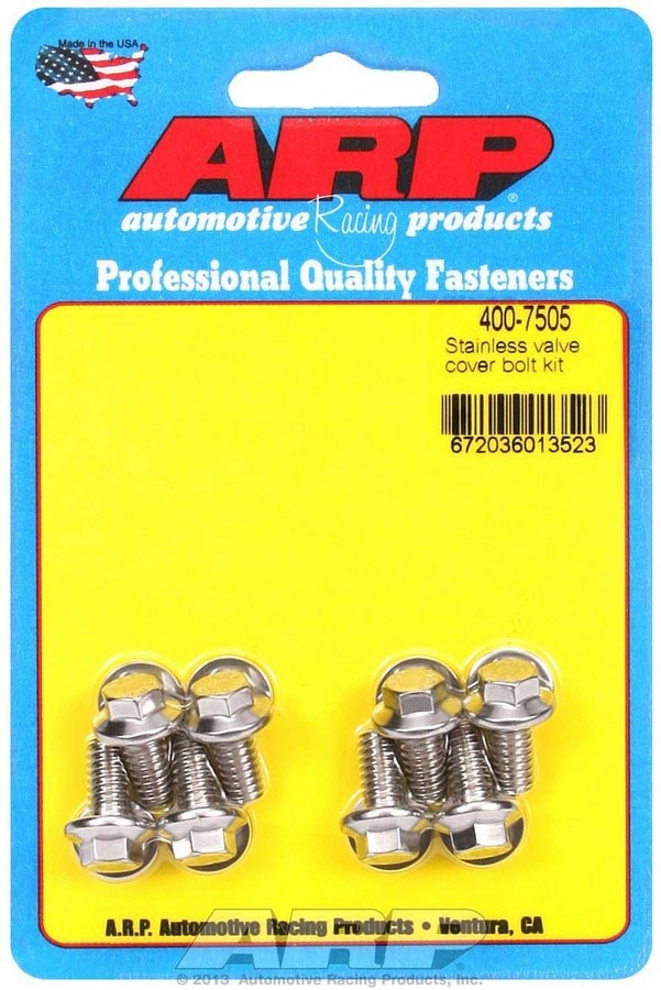 ARP 400-7505 - S/S Valve Cover Bolt Kit 1/4in- 20 6pt. (8) image