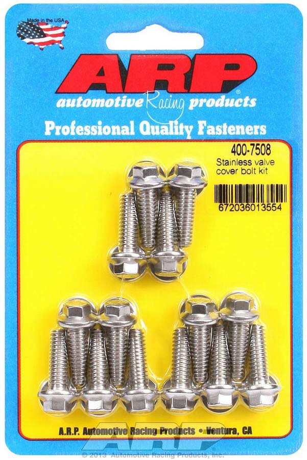 ARP 400-7508 - S/S Valve Cover Bolt Kit 1/4in- 20 6pt. (14) image