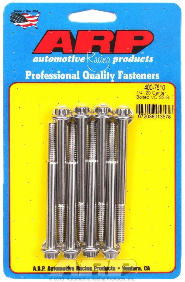 ARP 400-7510 - S/S Valve Cover Bolt Kit 1/4in-20 12pt. (8) image
